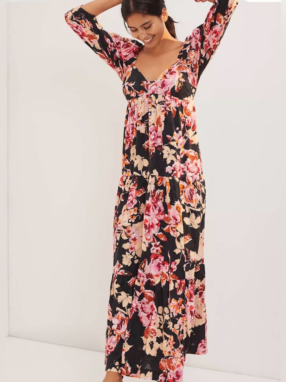 Anthropologie Blossom Maxi Dress
